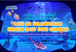 misi ar selamatkan hewan laut dari sampah