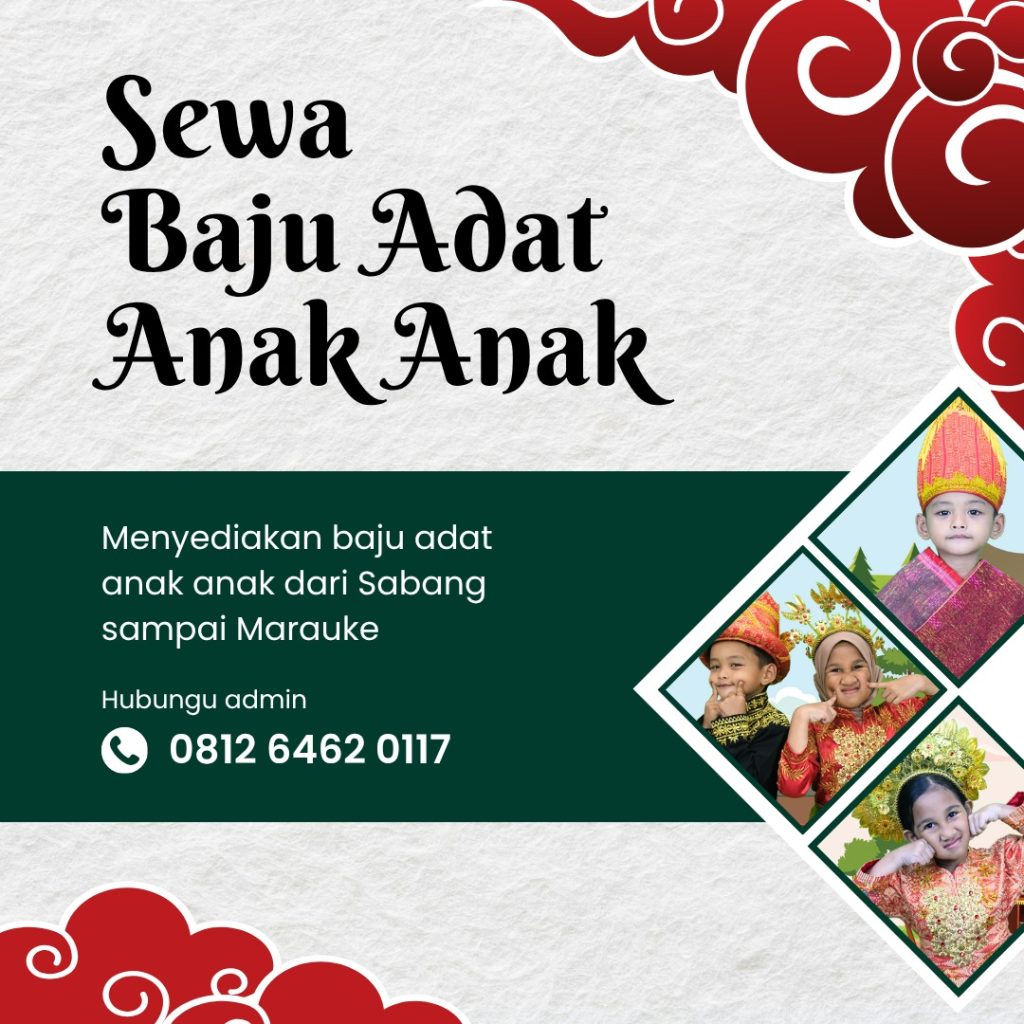 Sewa Kostum Hari Kartini Anak Medan