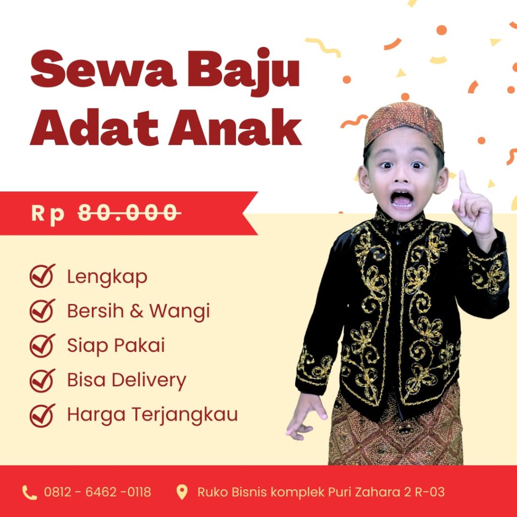 Sewa Baju Adat Batak Anak Medan